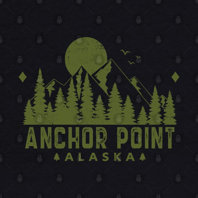 Anchor Point Alaska Mountain Souvenir by HomeSpirit